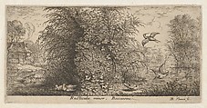 Title Page from "Livre d'Oyseaux" (Book of Birds), Albert Flamen (Flemish, born ca. 1620, active 1648–88), Etching
