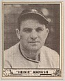 "Heinie" Manush, Gum, Inc., Photolithograph