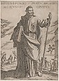 St. James Minor, from "Christ, Mary and the Apostles", Antonio Tempesta Italian, Etching