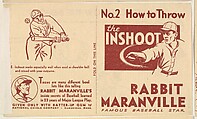 No. 2, How to Throw the Inshoot, National Chicle Gum Company, Cambridge, Massachusetts, Commercial Lithograph