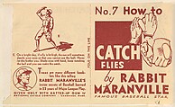 No. 7, How to Catch Flies, National Chicle Gum Company, Cambridge, Massachusetts, Commercial Lithograph