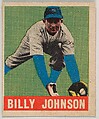 Billy Johnson, from the All-Star Baseball series (R401-1), issued by Leaf Gum Company, Leaf Gum, Co., Chicago, Illinois American, Commercial chromolithograph