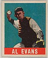 Al Evans, from the All-Star Baseball series (R401-1), issued by Leaf Gum Company, Leaf Gum, Co., Chicago, Illinois American, Commercial chromolithograph