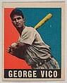 George Vico, from the All-Star Baseball series (R401-1), issued by Leaf Gum Company, Leaf Gum, Co., Chicago, Illinois American, Commercial chromolithograph