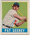 Pat Seerey, from the All-Star Baseball series (R401-1), issued by Leaf Gum Company, Leaf Gum, Co., Chicago, Illinois American, Commercial chromolithograph