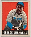 George Stirnweiss, from the All-Star Baseball series (R401-1), issued by Leaf Gum Company, Leaf Gum, Co., Chicago, Illinois American, Commercial chromolithograph
