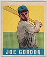 Joe Gordon, from the All-Star Baseball series (R401-1), issued by Leaf Gum Company, Leaf Gum, Co., Chicago, Illinois  American, Commercial chromolithograph