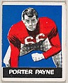 Porter Payne, from the All-Star Football series (R401-2), issued by Leaf Gum Company, Leaf Gum, Co., Chicago, Illinois  American, Commercial chromolithograph