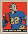 Bobbie "Blonde Bomber" Layne, from the All-Star Football series (R401-3), issued by Leaf Gum Company, Leaf Gum, Co., Chicago, Illinois  American, Commercial chromolithograph