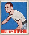 Fritzi Zivic, from the Knock-Out Bubble Gum series (R401-5), issued by Leaf Gum Company, Leaf Gum, Co., Chicago, Illinois American, Commercial Chromolithograph