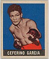 Ceferino Garcia, from the Knock-Out Bubble Gum series (R401-5), issued by Leaf Gum Company, Leaf Gum, Co., Chicago, Illinois American, Commercial Chromolithograph