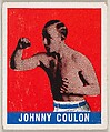 Johnny Coulon, from the Knock-Out Bubble Gum series (R401-5), issued by Leaf Gum Company, Leaf Gum, Co., Chicago, Illinois American, Commercial Chromolithograph
