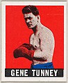Gene Tunney, from the Knock-Out Bubble Gum series (R401-5), issued by Leaf Gum Company, Leaf Gum, Co., Chicago, Illinois American, Commercial Chromolithograph