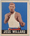 Jess Willard, from the Knock-Out Bubble Gum series (R401-5), issued by Leaf Gum Company, Leaf Gum, Co., Chicago, Illinois  American, Commercial Chromolithograph