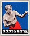Georges Carpentier, from the Knock-Out Bubble Gum series (R401-5), issued by Leaf Gum Company, Leaf Gum, Co., Chicago, Illinois  American, Commercial Chromolithograph