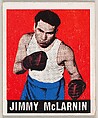 Jimmy McLarnin, from the Knock-Out Bubble Gum series (R401-5), issued by Leaf Gum Company, Leaf Gum, Co., Chicago, Illinois American, Commercial Chromolithograph