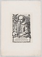 William Shakespeare, Charles William Sherborn  British, Engraving; sixth state of nine