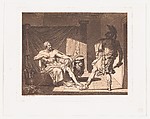 Marius at Minturnae, François-Xavier Fabre  French, Etching and aquatint, printed in brown ink on wove paper