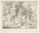 Bacchanal, François Roëttiers French, Etching
