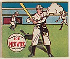 Joe Medwick, from the series Baseball Stars (R302-1), Michael Pressner and Co. American, Commercial lithograph