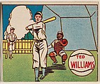 Ted Williams, from the series Baseball Stars (R302-1), Michael Pressner and Co. American, Commercial lithograph