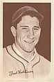 Fred Hutchinson, from the Goudey Premiums series (R303-A) issued by the Goudey Gum Company to promote Diamond Stars Gum, Goudey Gum Company  American, Commercial lithograph