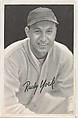 Rudy York, from the Goudey Premiums series (R303-B) issued by the Goudey Gum Company to promote Diamond Stars Gum, Goudey Gum Company  American, Commercial lithograph