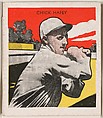 Chick Hafey, from the Tattoo Orbit series (R305) issued by the Orbit Gum Company to promote Tattoo Gum, William Wrigley Jr. Company, Commercial lithograph