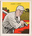 James J. Levey, from the Tattoo Orbit series (R305) issued by the Orbit Gum Company to promote Tattoo Gum, William Wrigley Jr. Company, Commercial lithograph