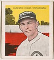 Jackson Riggs Stephenson, from the Tattoo Orbit series (R305) issued by the Orbit Gum Company to promote Tattoo Gum, William Wrigley Jr. Company, Commercial lithograph