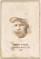 Card Number 167, Jimmy Dykes, Chicago White Sox, from the Tattoo Orbit series (R308) issued by the Orbit Gum Company, William Wrigley Jr. Company, Photolithograph