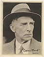 Connie Mack, from the "Baseball and Football" set (R311), issued by the National Chicle Company to promote Diamond Stars Gum, National Studios American, Albumen print ("leather" finish)