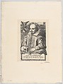 William Shakespeare, Charles William Sherborn  British, Engraving; sixth state of nine