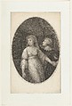 Mr. Dimond and Miss Wallis in the Characters of Romeo and Juliet, Francesco Bartolozzi  Italian, Stipple engraving and etching; early state