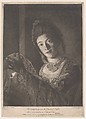 Miss Lydia Hone – "Her beauty hangs on the Cheek of Night, like a rich Jewel in an Ethiop's Ear", John Raphael Smith  British, Mezzotint; third state of three