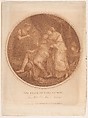 The Death of Mark Anthony –  Le Mort de Marc Antoine (Shakespeare, Antony and Cleopatra, Act 4, Scene 15), Jean Marie Delattre  French, Stipple engraving, printed in reddish-brown ink