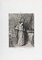 "If I do die before thee, pr'ythee shroud me in one of those same sheets": plate 8 from Othello (Act 4, Scene 3), Théodore Chassériau  French, Etching, engraving, and drypoint on chine collé; first edition of 1844