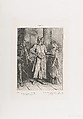 "Honest Iago, my Desdemona must I leave to thee": plate 4 from Othello (Act 1, Scene 3), Théodore Chassériau  French, Etching, engraving, roulette, and drypoint on chine collé; second edition (Gazette des Beaux-Arts)