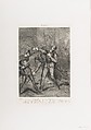 "Villain, thou diest": plate 10 from Othello (Act 5, Scene 1), Théodore Chassériau  French, Etching, engraving, and aquatint on chine collé; second edition (Gazette des Beaux-Arts)