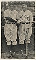 Ben Chapman and Bill Werber, from the National Chicle Fine Pen Premiums series (R313) issued by the National Chicle Gum Company, National Chicle Gum Company, Cambridge, Massachusetts, Photolithograph