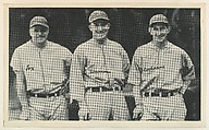 Fox, Simmons, and Cochrane, from the National Chicle Fine Pen Premiums series (R313) issued by the National Chicle Gum Company, National Chicle Gum Company, Cambridge, Massachusetts, Photolithograph