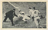 Chicago City Series, Radcliff Safe, Hartnett Catching, from the National Chicle Fine Pen Premiums series (R313) issued by the National Chicle Gum Company, National Chicle Gum Company, Cambridge, Massachusetts, Photolithograph