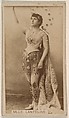 Mlle. Lanteline, from the Actresses series (N245) issued by Kinney Brothers to promote Sweet Caporal Cigarettes, Kinney Brothers Tobacco Company  American, Albumen photograph