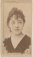 Eugene le Grant, from the Actresses series (N245) issued by Kinney Brothers to promote Sweet Caporal Cigarettes, Kinney Brothers Tobacco Company  American, Albumen photograph