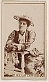 Lillian Lewis, from the Actresses series (N245) issued by Kinney Brothers to promote Sweet Caporal Cigarettes, Kinney Brothers Tobacco Company  American, Albumen photograph