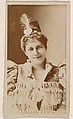 Lillian Lewis, from the Actresses series (N245) issued by Kinney Brothers to promote Sweet Caporal Cigarettes, Kinney Brothers Tobacco Company  American, Albumen photograph
