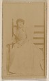 Bessie Linch, from the Actresses series (N245) issued by Kinney Brothers to promote Sweet Caporal Cigarettes, Kinney Brothers Tobacco Company  American, Albumen photograph