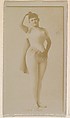 Lidie Linde, from the Actresses series (N245) issued by Kinney Brothers to promote Sweet Caporal Cigarettes, Kinney Brothers Tobacco Company  American, Albumen photograph