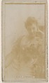 Elsie Lombard, from the Actresses series (N245) issued by Kinney Brothers to promote Sweet Caporal Cigarettes, Kinney Brothers Tobacco Company  American, Albumen photograph