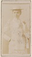 Lillian Markham, from the Actresses series (N245) issued by Kinney Brothers to promote Sweet Caporal Cigarettes, Kinney Brothers Tobacco Company  American, Albumen photograph